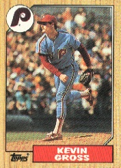 1987 Topps Baseball Cards      163     Kevin Gross